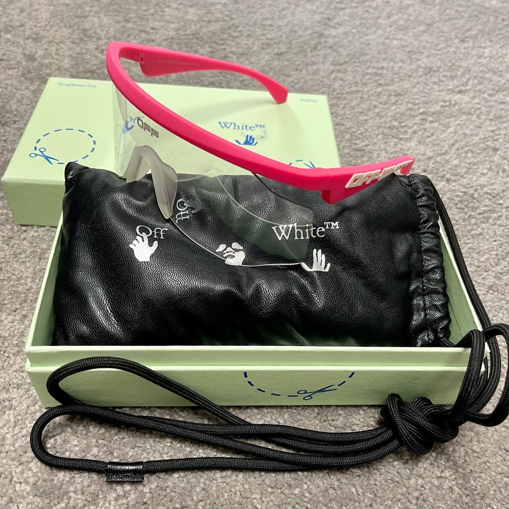 Off-White mask-frame sunglasses